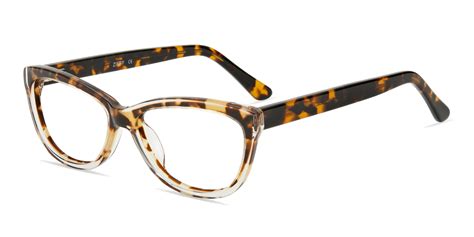 tortoise amber cat eye frame